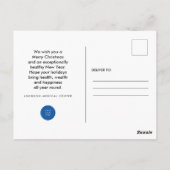 Moderne Medizin | Begrüßung des Arztes Postkarte (Rückseite)