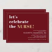 Moderne Medizin-Grad-Krankenversicherung Einladung (Vorne/Hinten)