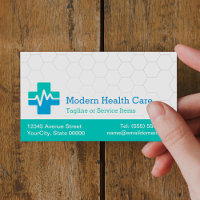 Moderne medizinische Versorgung - Weiß Grün Blau