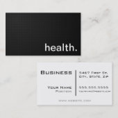 Moderne medizinische visitenkarte (Vorne/Hinten)