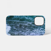 Moderne Meeresansicht iPhone Hülle (Rückseite (Horizontal))