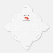 Moderne Meeresfrüchte begrüßen Rote Krebse Gewürze Geschenkschachtel (Ungefaltet)