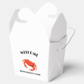 Moderne Meeresfrüchte begrüßen Rote Krebse Gewürze Geschenkschachtel (Geöffnet)