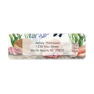 Moderne Meeresschildkröten-Meeresfrüchte Aquarell