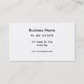 Moderne Mehrfarbenwatercolors-cooles abstraktes Visitenkarte (Rückseite)