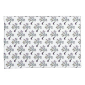 Moderne, mehrfarbige Blumenbeete Kissenbezug (Vorderseite-Rechts)