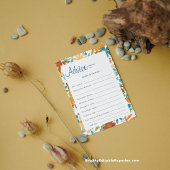 Moderne mehrfarbige Blumenberatungskarte Hinweiskarte