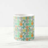 Moderne, mehrfarbige geometrische kaffeetasse (Mittel)