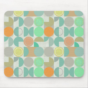 Moderne, mehrfarbige geometrische mousepad