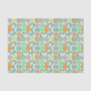 Moderne, mehrfarbige geometrische seidenpapier