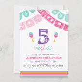 Moderne mehrfarbige Girls Drei Sterne Einladung (Vorderseite)