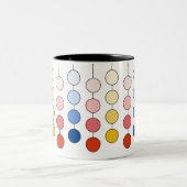 Moderne mehrfarbige Hanging-Circles - Zweittoncoff Zweifarbige Tasse (Mittel)