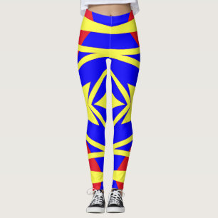 Moderne mehrfarbige klassische "Ratti_Creative_Art Leggings