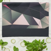 Moderne mehrfarbige Polygone Küchentücher (Gefaltet)