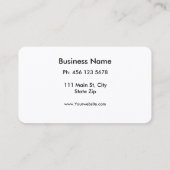 Moderne mehrfarbige Wasserfarben Cool Abstraktes B Visitenkarte (Rückseite)