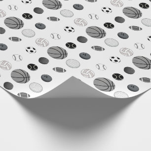 Moderne Mehrsport-Geburtstagsgeschenkverpackung fü Geschenkpapier