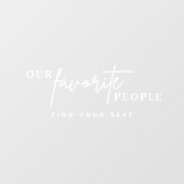 Moderne Menschen, die Mirror Decal hochheiraten Fensteraufkleber (Blatt)