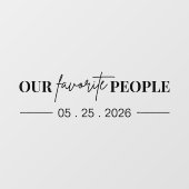 Moderne Menschen, die Mirror Decal hochheiraten Fensteraufkleber (Blatt)