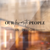 Moderne Menschen, die Mirror Decal hochheiraten Fensteraufkleber (Blatt 2)