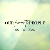 Moderne Menschen, die Mirror Decal hochheiraten Fensteraufkleber (Blatt 3)