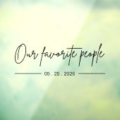 Moderne Menschen, die Mirror Decal hochheiraten Fensteraufkleber (Blatt 3)