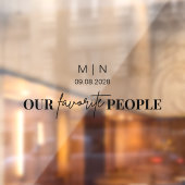 Moderne Menschen, die Mirror Decal hochheiraten Fensteraufkleber (Blatt 2)