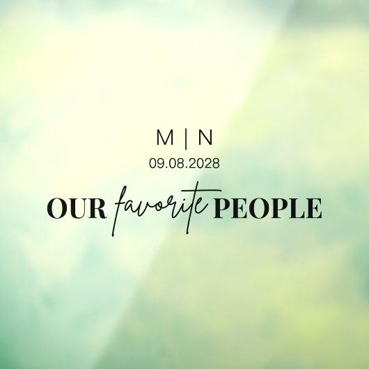 Moderne Menschen, die Mirror Decal hochheiraten Fensteraufkleber (Blatt 3)