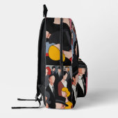 Moderne Menschenmenge Kunstprint Cut Sew Tasche (Links)