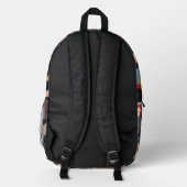 Moderne Menschenmenge Kunstprint Cut Sew Tasche (Rückseite)