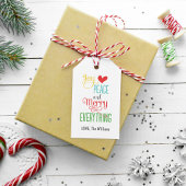 Moderne Meran Alles farbenfrohe Ferien Geschenkanhänger