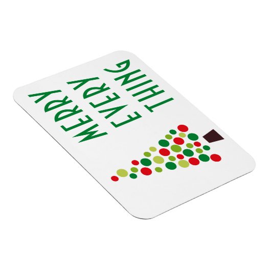 Moderne Meran Alles Urlaubsbaum Magnet (Rechte Seite)