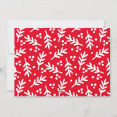 Moderne Merliday Foto Card Feiertagskarte (Rückseite)