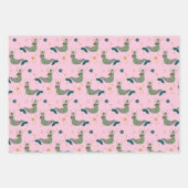 Moderne Mermaid Siren Theme Illustration Geschenkpapier Set (Vorderseite 2)