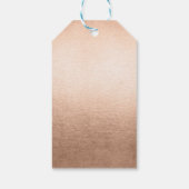 Moderne Merry Bright Bold Typografie 3 Foto Black Geschenkanhänger (Rückseite)