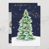 Moderne Merry Elegant Einfache Weihnachtsbaumfamil