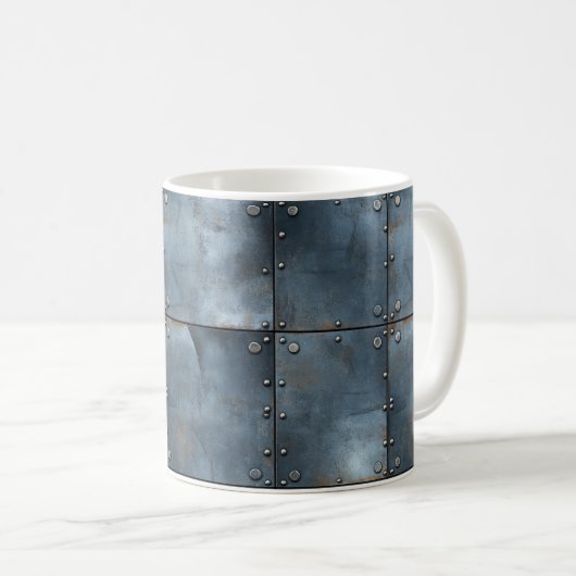 Moderne Metal Texture Tasse (VorderseiteRechts)