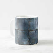 Moderne Metal Texture Tasse (Vorderseite Links)