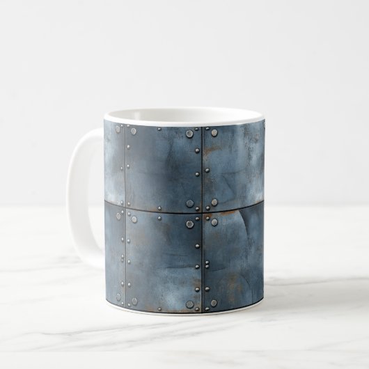 Moderne Metal Texture Tasse (Vorderseite Links)