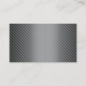 Moderne Metal Transport Broker Business Card Visitenkarte (Rückseite)