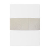 Moderne Metallic Foil Minimal Hochzeit Einladung s Einladungsbanderole (Rückseitenbeispiel)