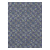 Moderne Metallic Gold Navy Blue Mermaid Scales Tischdecke (Vorderseite)