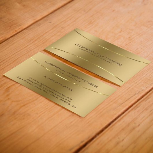 Moderne metallische Imitate aus Edelstahl Visitenkarte