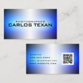 Moderne metallische Imitate texturieren Mini-Visit Visitenkarte (Vorne/Hinten)