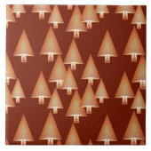 Moderne metallische Weihnachtsbäume - Kupfer Fliese (Vorderseite)