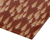 Moderne metallische Weihnachtsbäume - Kupfer Schneidebrett (Ecke)