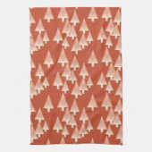 Moderne metallische Weihnachtsbäume - Kupfer und R Küchentuch (Vertikal)