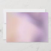 Moderne Metallmuster Rosa und Gold Mitteilungskarte (Rückseite)