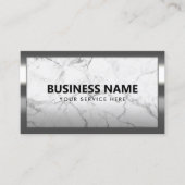 Moderne Metallrahmen Beruflich Visitenkarte (Vorderseite)
