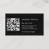 Moderne Metallschweißfabrikatorenfirma QR Visitenkarte (Rückseite)