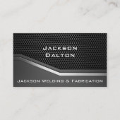 Moderne Metallschweißfabrikatorenfirma QR Visitenkarte (Vorderseite)